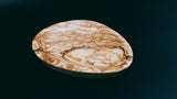 Teller in Eierform aus Olivenholz